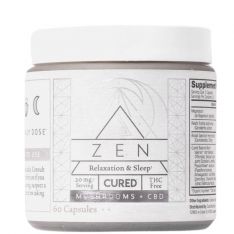Cured Nutrition - Broad Spectrum CBD Capsules - Zen for Restful Sleep